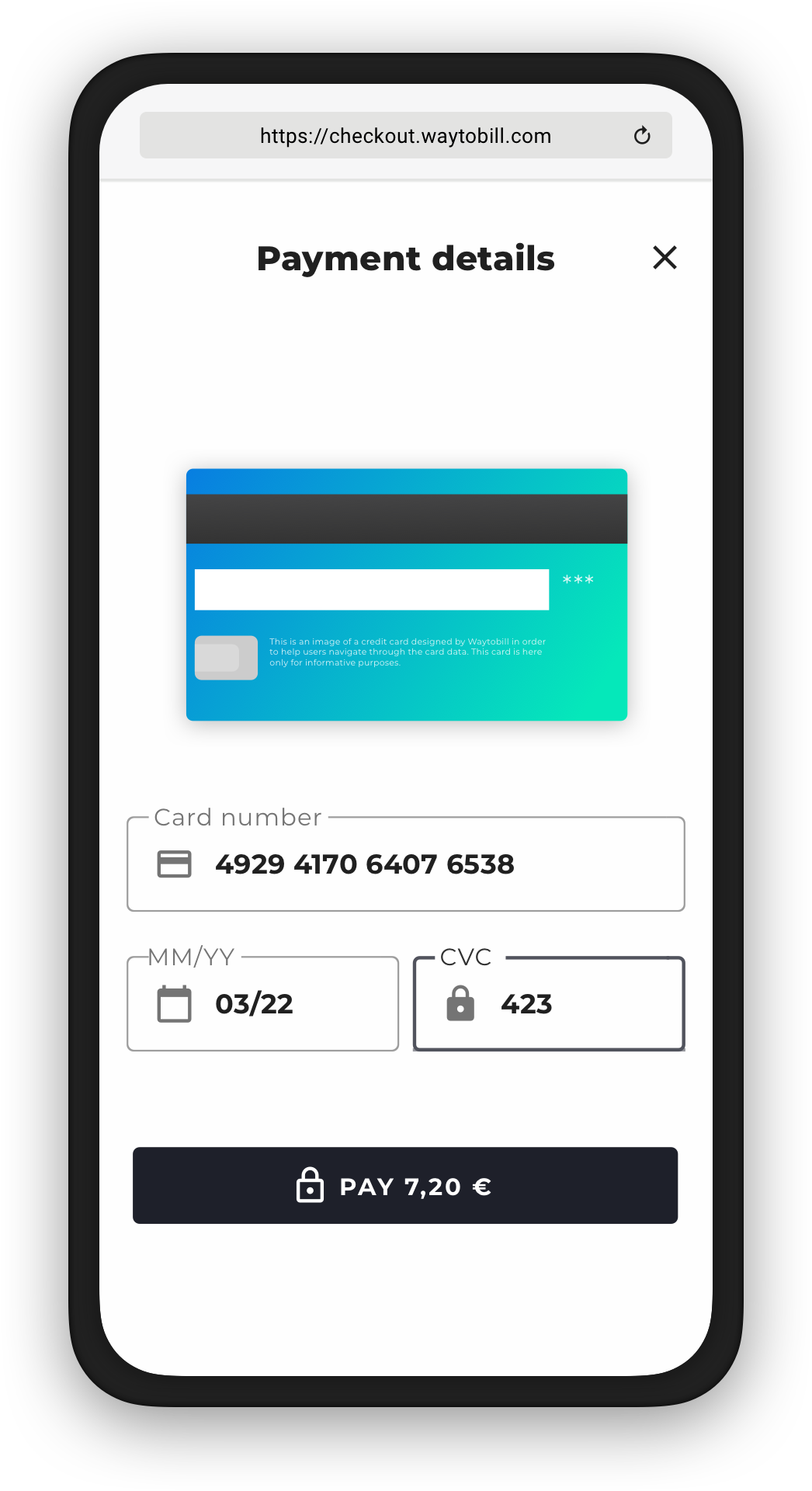 Payment methods - card - black