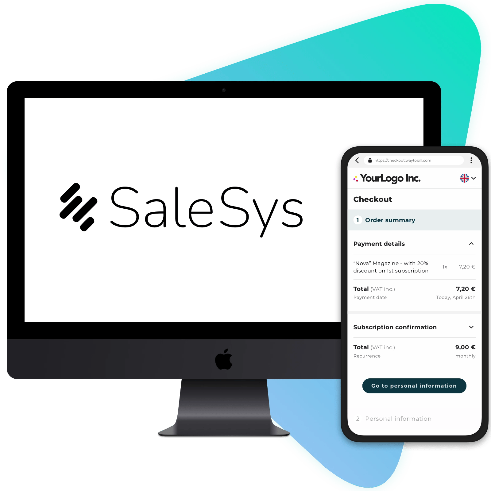 SaleSys landing hero section visual@2x
